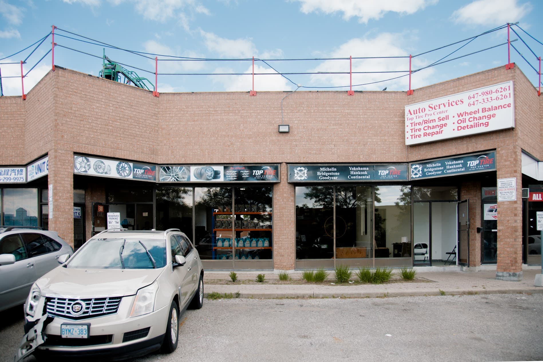 Top Tire Pro Center — Exterior storefront and customer entrance in Scarborough