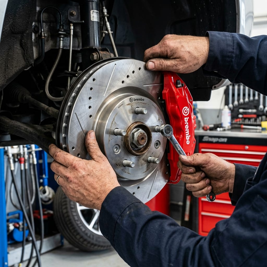 Premium ceramic brake service at Top Tire Pro Center